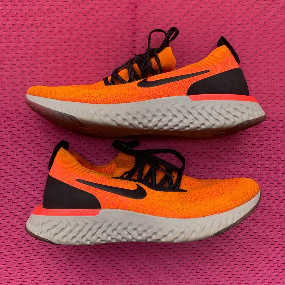 Nike epic react size 8.5 orange
